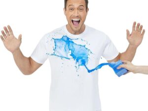 Neat White Basic Crewneck Short Sleeve Cotton Polyester Water Repellent Tops T Shirts Tee For Men