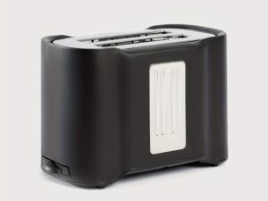 2 Slice Toaster, Quick & Even Results Every Time, Wide Slots Fit Any Size Bread Drop-Down Crumb Tray For Easy Clean Up, Stainless