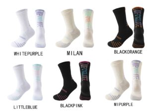 6 Pairs Men Compression Running Socks