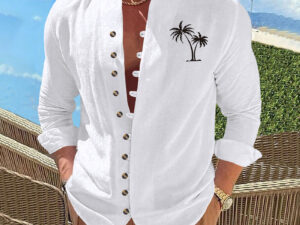 Coconut Vintage Print Slim Men's T-shirt